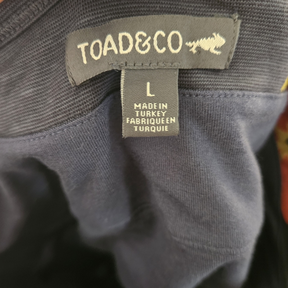 Toad & Co Plumeria Halter Dress Stretchy Pockets Above Knee Built In Bra Large - Picture 5 of 7